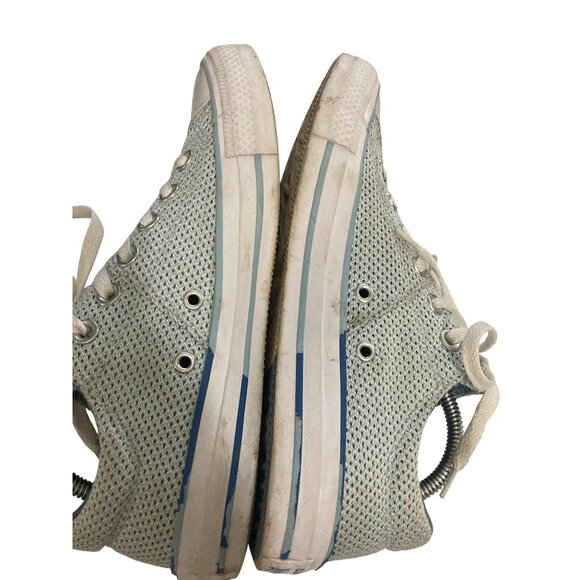 Converse Women's Size 8 All Star Low-Top Light Blue White Mesh Sneakers  shoes - Picture 6 of 8